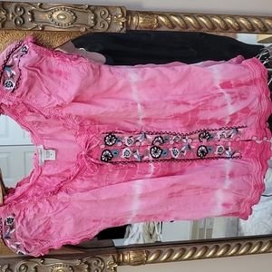 BOSTON PROPER Embroidered Blouse